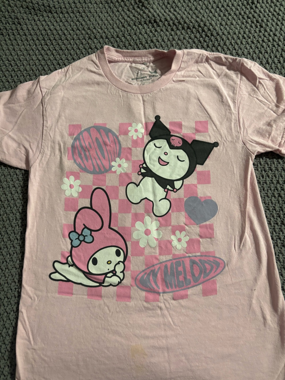 Sanrio Pink My Melody & Kuromi Girls Graphic Tee